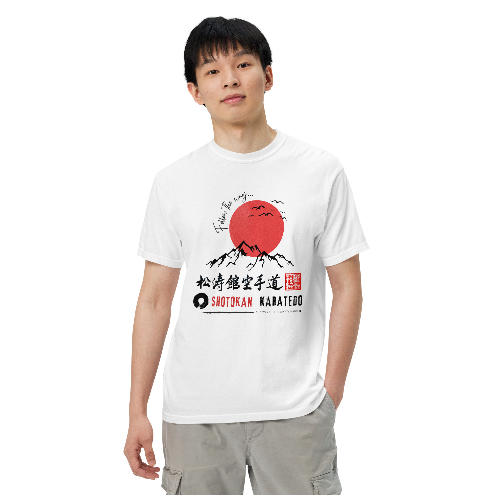 Karatedo 'Follow The Way' heavyweight t-shirt - Image 15