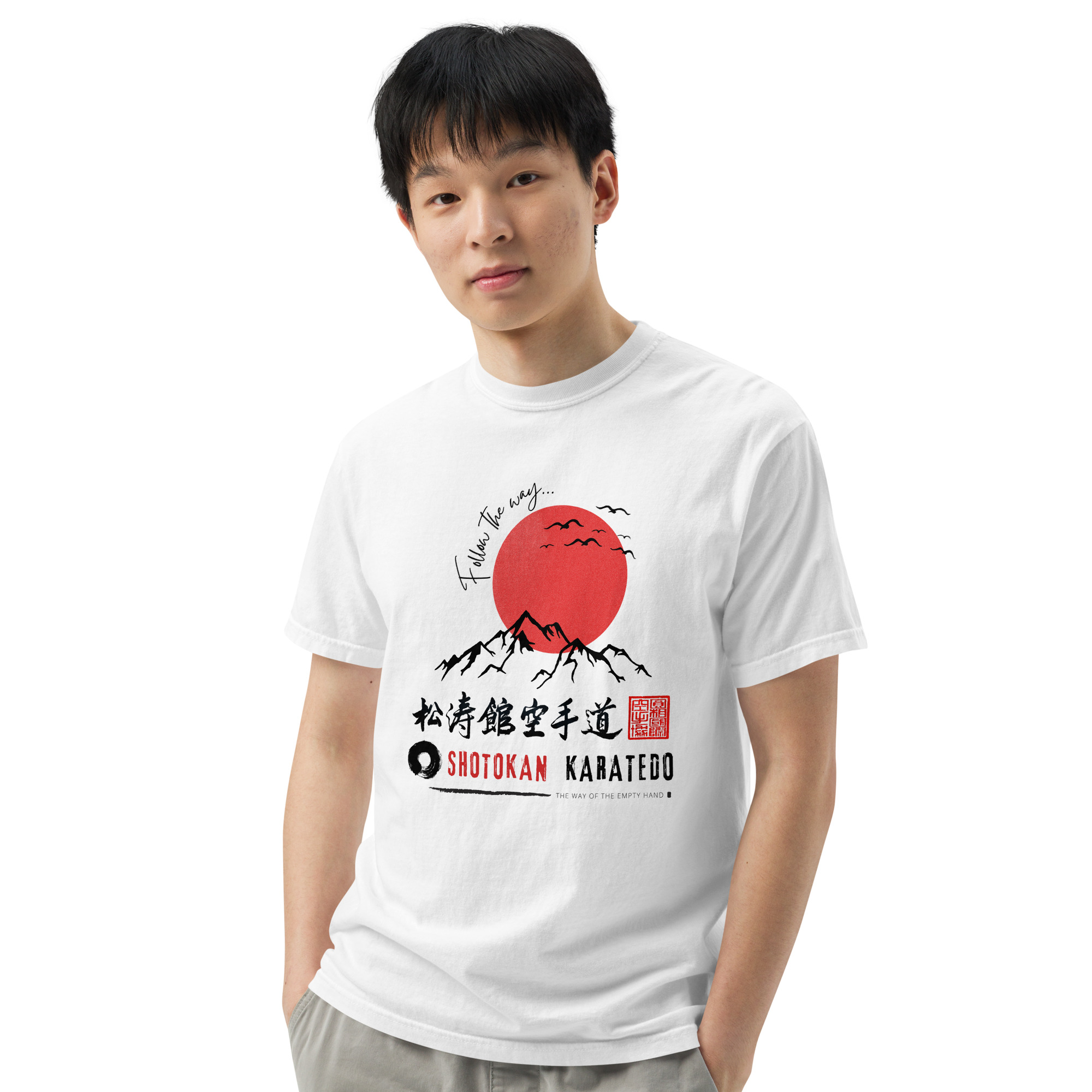 Karatedo 'Follow The Way' heavyweight t-shirt - Image 16
