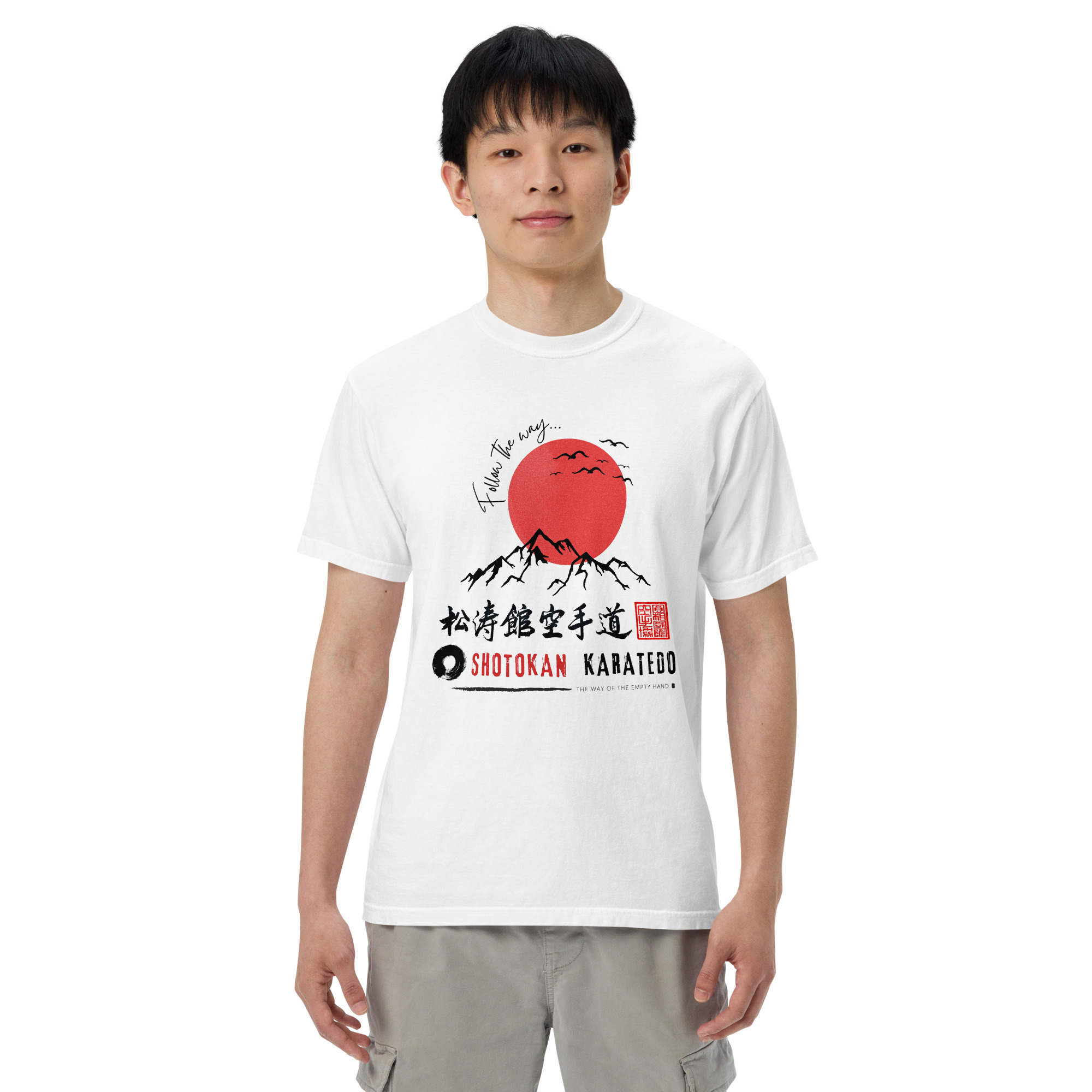 Karatedo 'Follow The Way' heavyweight t-shirt - Image 14