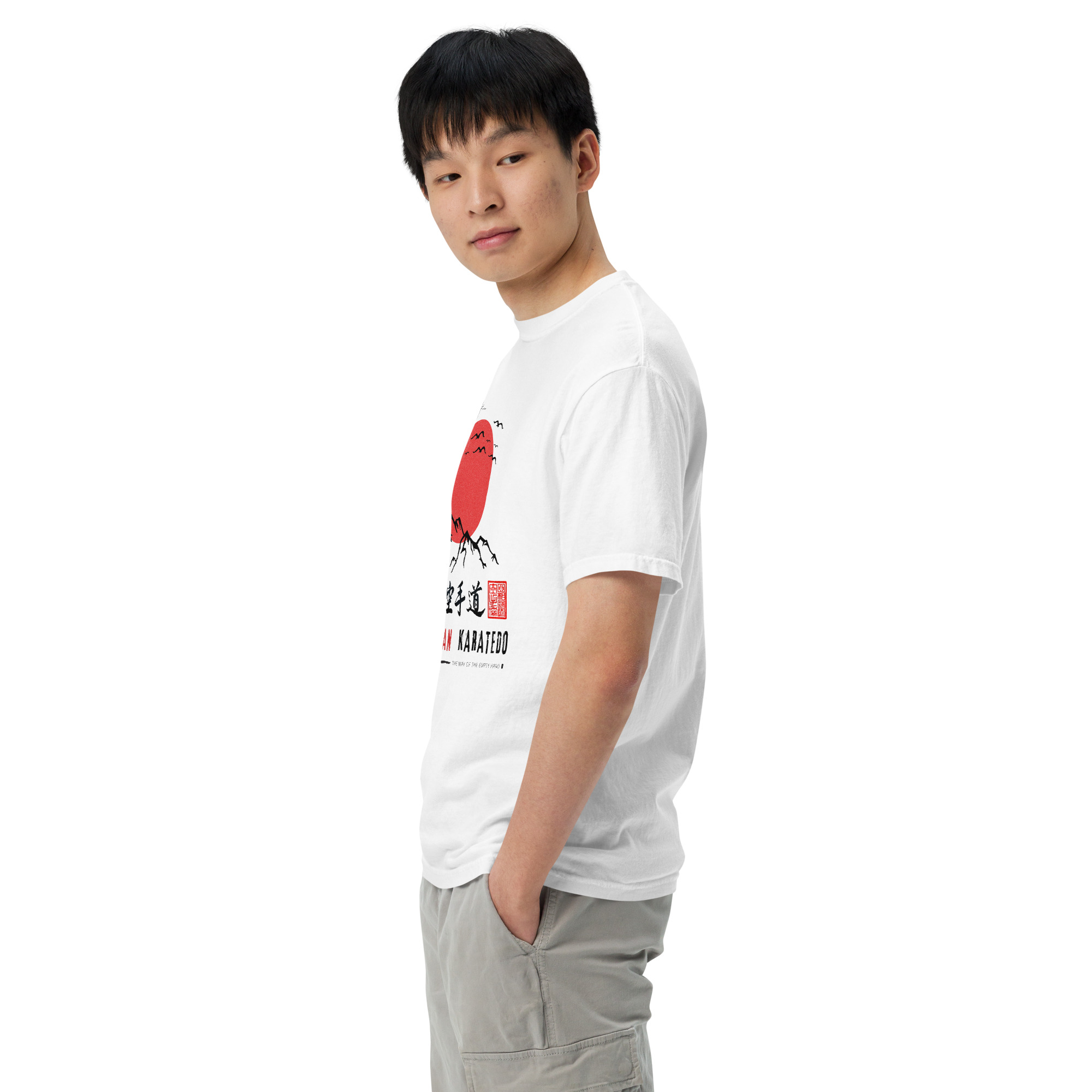 Karatedo 'Follow The Way' heavyweight t-shirt - Image 18